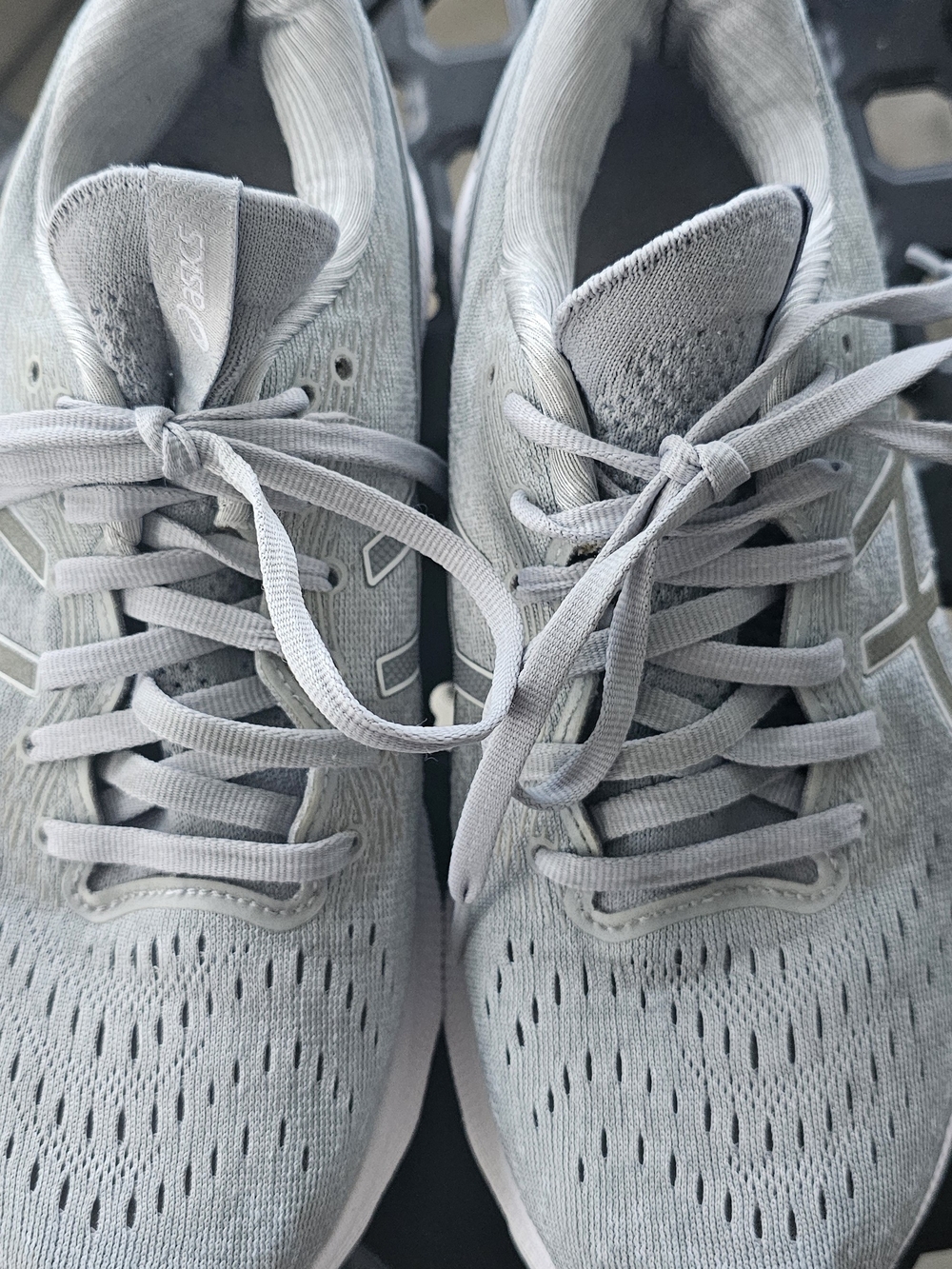Asics Light Gray Lace-Up Women's Sneakers